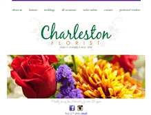 Tablet Screenshot of charlestonflorist.com